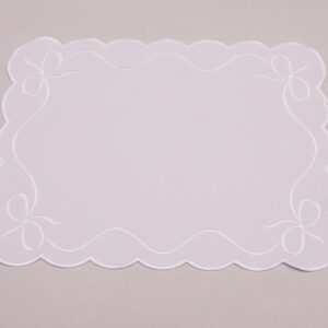 Jogo Americano Laços Branco