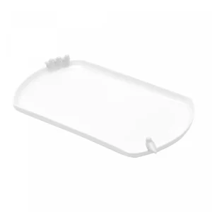 PRATO DE PORCELANA PARA BOLO BIRDS BRANCO 31cm x 19cm x 3cm - Wolff