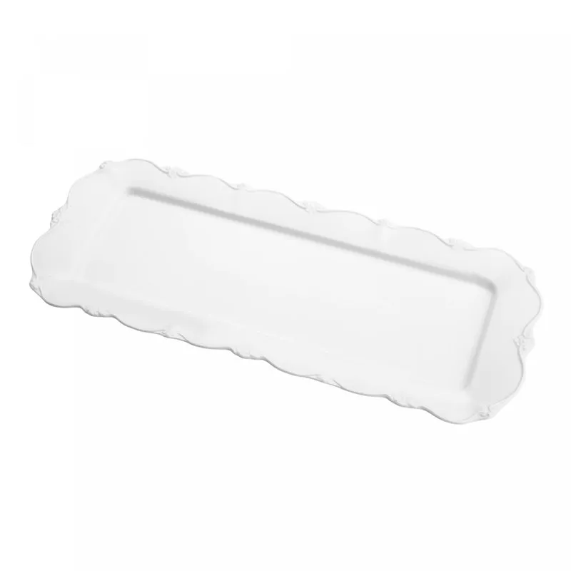 TRAVESSA DE PORCELANA FANCY BRANCO