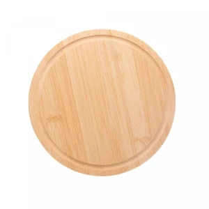 TÁBUA DE BAMBU ROUND 20cm X 20cm X 1cm - LYOR