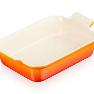 TRAVESSA RETANGULAR 26CM LARANJA HERITAGE
